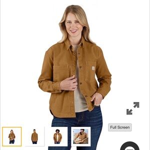 Carhartt Rugged Flex Tan Canvas Work Jacket
